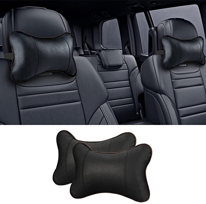 One car neck restraint, car head restraint, cushion support, seat accessories, universal backrest * pillow, car interior accessories, suitable for car seat travel