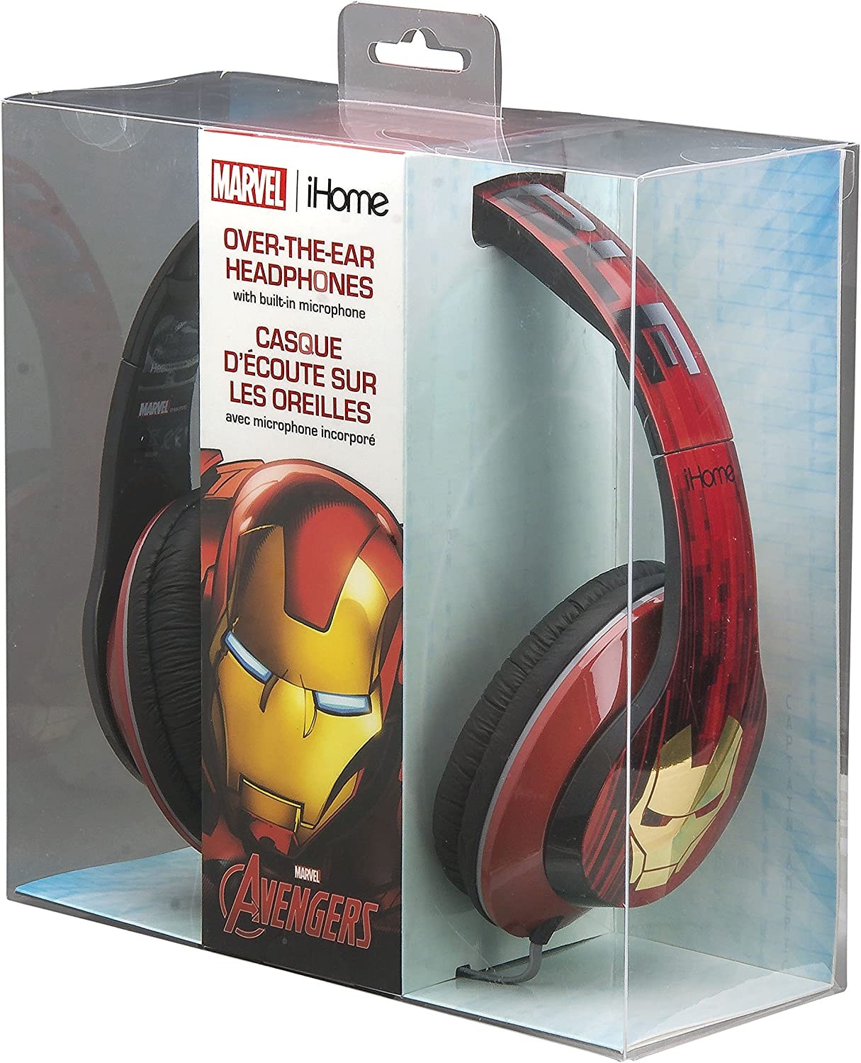 Avengers Iron Man Vi-M40IM Over-the-Ear Headphones with Built-in Microphone