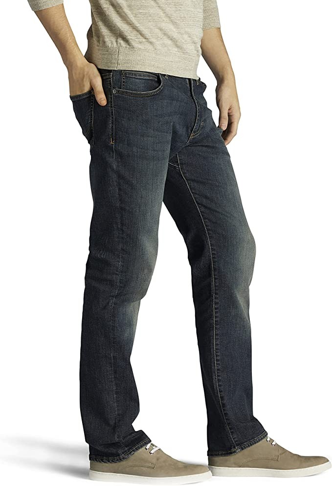 Lee Performance Men's Straight Tapered Leg Jeans