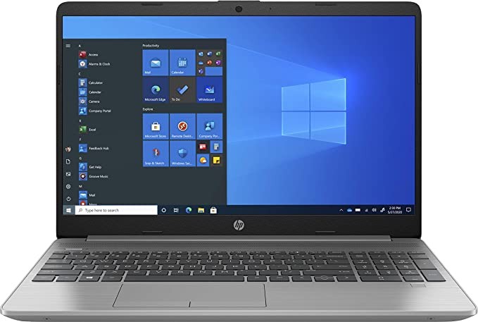 HP HP 250 G8 Business Laptop 15.6" FHD IPS Display, Intel Core i5-1035G1, 8GB DDR4 RAM, 256GB SSD, Intel UHD Graphics, Windows 10 Pro, QWERTZ Keyboard, Silver