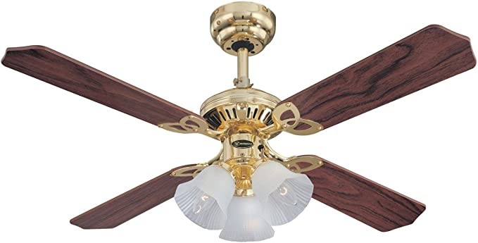 Westinghouse Princess Tricolor Ceiling Fan Oak and Mahogany 7819940
