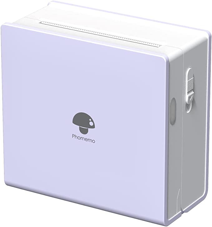 Memoking Portable Pocket Printer - M02 Thermal Photo Printer - 2 Inch Mini Bluetooth Wireless Thermal Sticker Printer for Phones and Tablets, No Ink Pocket Printer for Kids Fun Labels, 1 roll of stick