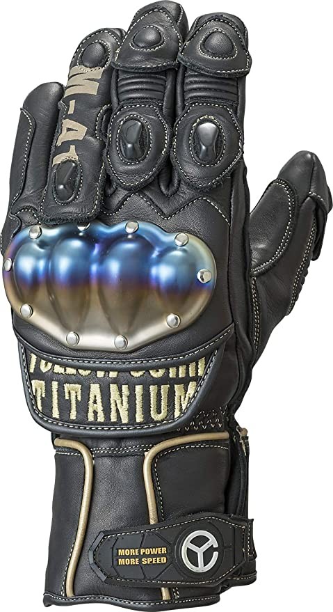 Yellowcord Titanium Protective Gloves YG-191W-BK/GO-M YG-191W-BK/GO-M